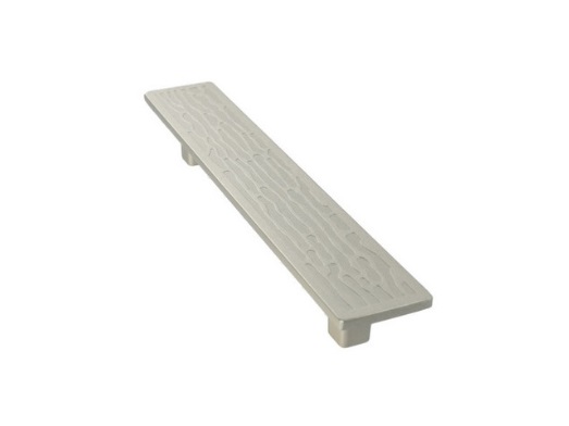 RUJZ DESIGN Bútorfogantyú - 516.30d - Ezüst inox (szálcsiszolt) SNiL - Zamak fém ötvözet - Több méretben gyártott fém bútorfogantyú