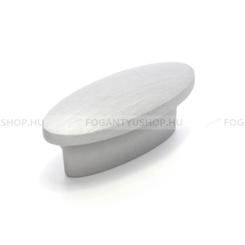 RUJZ DESIGN Gombfogantyú - 25 311.20 - furattáv 25 mm - Ezüst inox (szálcsiszolt) SNiL - Zamak fém ötvözet - Fém gombfogantyú, bútorgomb (szögletes, kerek)