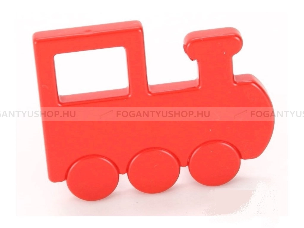 RUJZ DESIGN Fogantyú - Gyerek mozdony vonat 32 469.50 Piros - furattáv 32 mm - Piros rdeca1 410 - Műanyag - Színes gyerekbútor fogantyú
