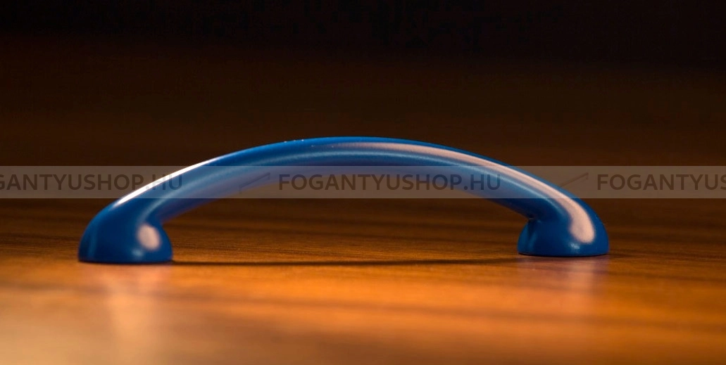 RUJZ DESIGN Bútorfogantyú - 96 299.08 Sötétkék - furattáv 96 mm - Sötétkék modra1 - Műanyag - Színes műanyag bútorfogantyú
