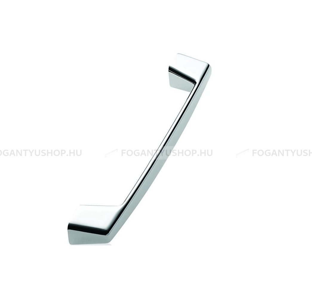 FURNIPART Bútorfogantyú - CAR 160 - furattáv 160 mm - Fényes króm Cr - Zamak fém ötvözet - Több méretben gyártott fém bútorfogantyú