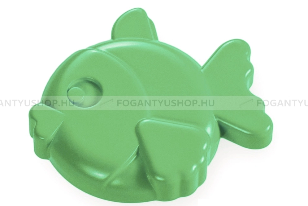RUJZ DESIGN Bútor fogantyú - Gyerek hal halacska 843.22 zelena barby - 1 furatos - Barbi zöld zelena barby - Műanyag - Mesefigurás, állatos gyerekbútor fogantyú