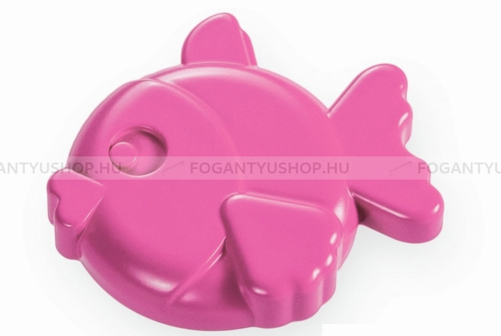 RUJZ DESIGN Fogantyú - Gyerek hal halacska 843.22 lila - 1 furatos - Barbi lila vijola barby - Műanyag - Mesefigurás, állatos gyerekbútor fogantyú
