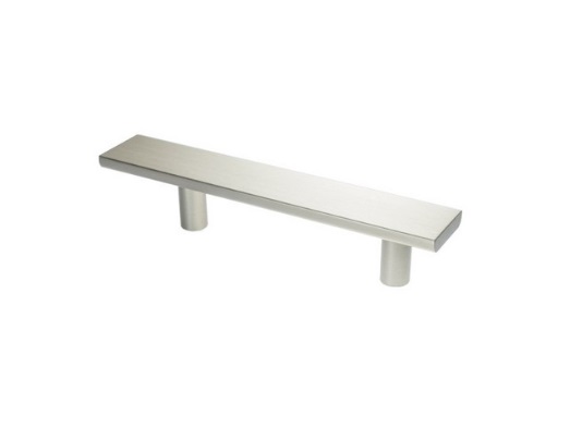 RUJZ DESIGN Fogantyú - 96 595.28b - furattáv 96 mm - Fényes króm Cr - Alumínium - Egy méretben gyártott fém bútorfogantyú