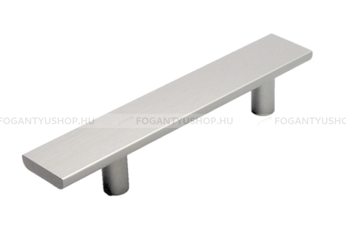 RUJZ DESIGN Fogantyú - 96 595.28b - furattáv 96 mm - Szálcsiszolt nikkel NisatE - Alumínium - Egy méretben gyártott fém bútorfogantyú