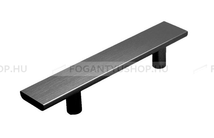 RUJZ DESIGN Fogantyú - 96 595.28b - furattáv 96 mm - Fekete szálcsiszolt SatCrnE - Alumínium - Egy méretben gyártott színes fém bútorfogantyú