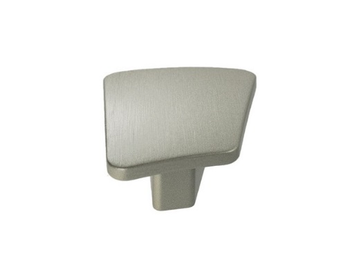 RUJZ DESIGN Bútorgomb - 16 590.02 - furattáv 16 mm - Ezüst inox (szálcsiszolt) SNiL - Zamak fém ötvözet - Fém gombfogantyú, bútorgomb (szögletes, kerek)