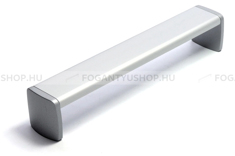 RUJZ DESIGN Fogantyú - 581.28 - Szálcsiszolt nikkel NisatE, Ezüst inox (szálcsiszolt) SNiL - Zamak fém ötvözet, Alumínium - Több méretben gyártott fém bútorfogantyú