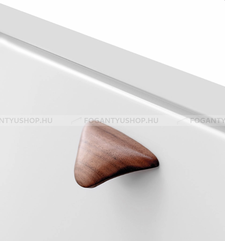 FURNIPART Bútorfogantyú - MANTA MINI WOOD 32 Amerikai diófa - furattáv 32 mm - Amerikai diófa oreh - Fa - Fa bútorfogantyú