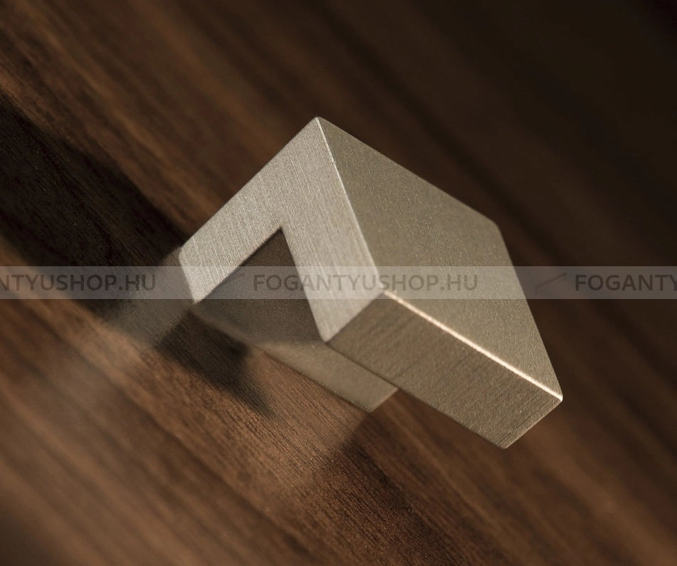 RUJZ DESIGN Gomb fogantyú - 803.25 - 1 furatos - Matt króm MCrL - Zamak fém ötvözet - Fém gombfogantyú, bútorgomb (szögletes, kerek)
