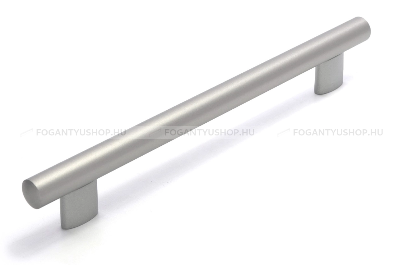 RUJZ DESIGN Bútorfogantyú - 242.13 - Szálcsiszolt nikkel NisatE, Ezüst inox (szálcsiszolt) SNiL - Zamak fém ötvözet - Több méretben gyártott fém bútorfogantyú