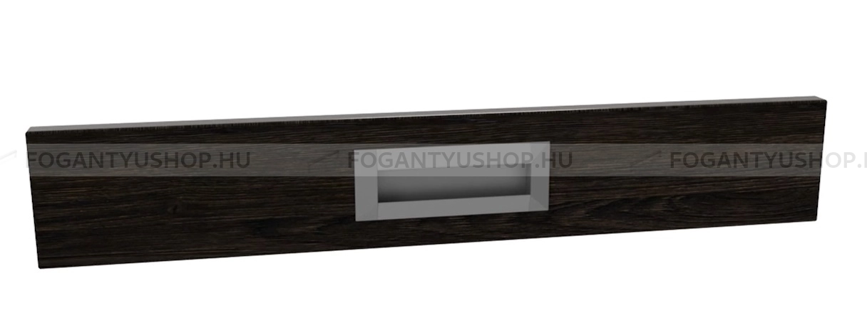 RUJZ DESIGN Bútor fogantyú - 403.07 - Alumínium MCrE - Zamak fém ötvözet - Bútorajtó felületébe marható, süllyeszthető fém fogantyú
