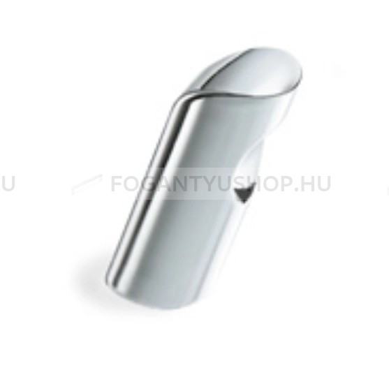 RUJZ DESIGN Bútorgomb - 836.26 - 1 furatos - Fényes króm Cr - Zamak fém ötvözet - Fém gombfogantyú, bútorgomb (szögletes, kerek)
