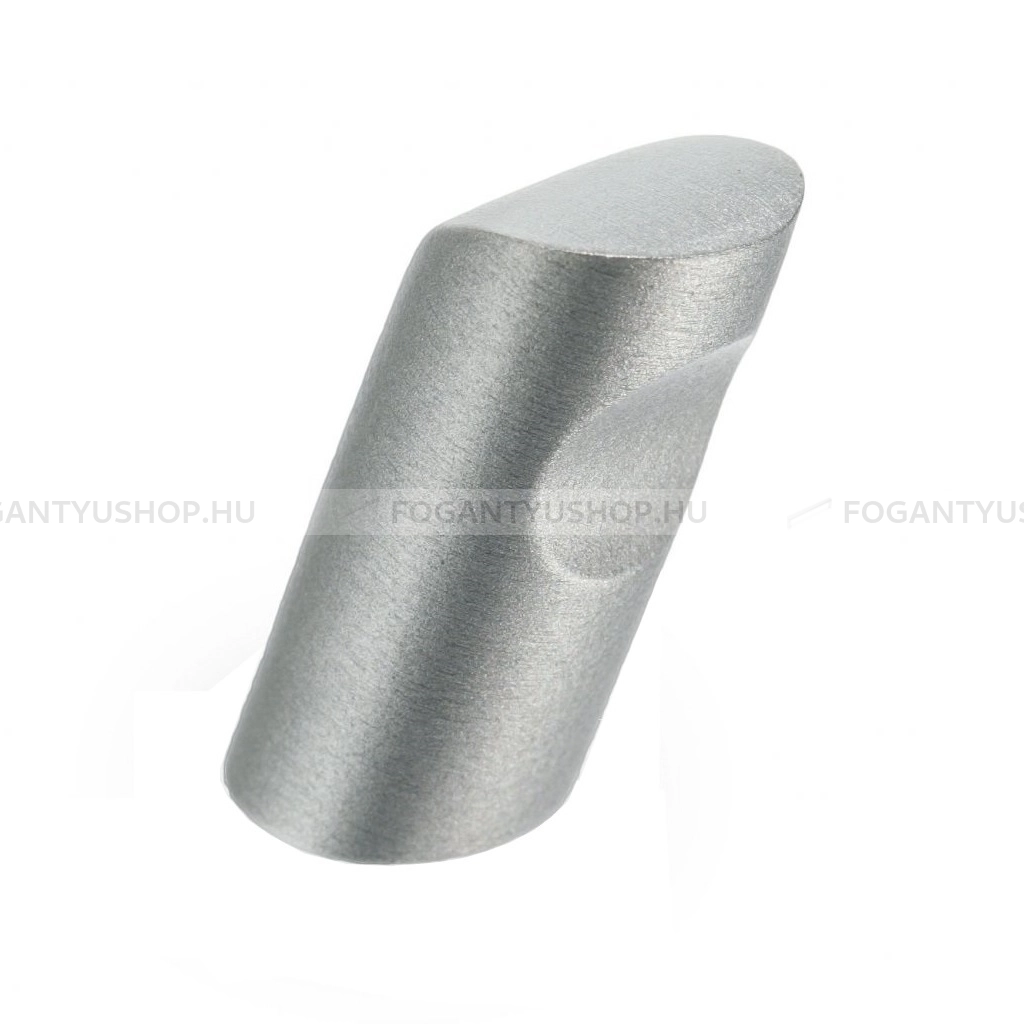 RUJZ DESIGN Bútorgomb - 836.26 - 1 furatos - Ezüst inox (szálcsiszolt) SNiL - Zamak fém ötvözet - Fém gombfogantyú, bútorgomb (szögletes, kerek)
