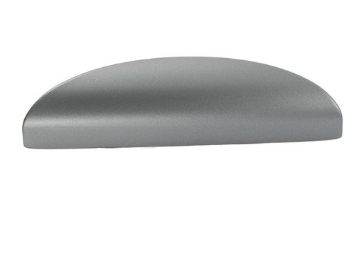 RUJZ DESIGN Fogantyú - 64 457.14 - furattáv 64 mm - Ezüst inox (szálcsiszolt) SNiL - Zamak fém ötvözet - Egy méretben gyártott fém bútorfogantyú