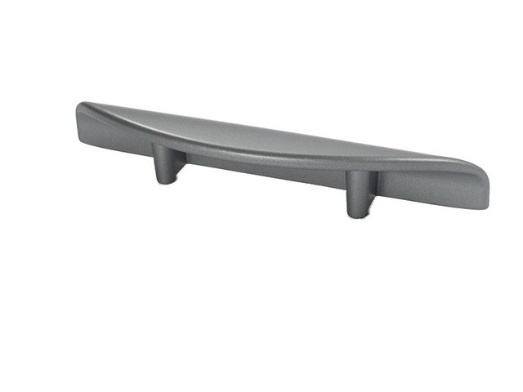 RUJZ DESIGN Fogantyú - 64 457.14 - furattáv 64 mm - Ezüst inox (szálcsiszolt) SNiL - Zamak fém ötvözet - Egy méretben gyártott fém bútorfogantyú