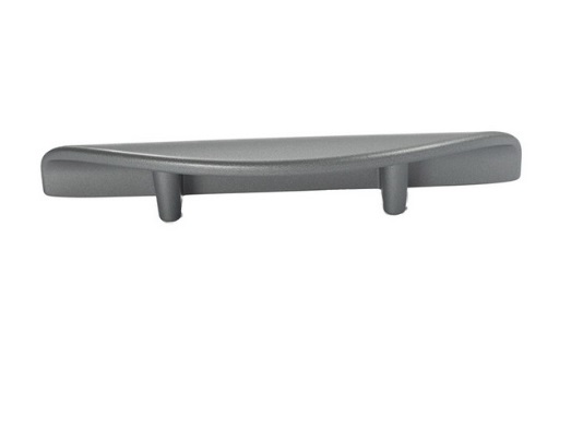RUJZ DESIGN Fogantyú - 64 457.14 - furattáv 64 mm - Ezüst inox (szálcsiszolt) SNiL - Zamak fém ötvözet - Egy méretben gyártott fém bútorfogantyú