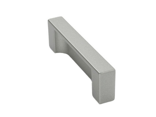 RUJZ DESIGN Bútor fogantyú - 64 454.20 - furattáv 64 mm - Matt króm MCrL - Zamak fém ötvözet - Egy méretben gyártott fém bútorfogantyú
