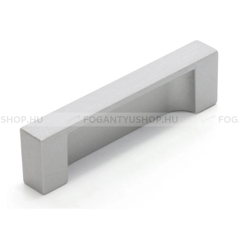 RUJZ DESIGN Bútorfogantyú - 64 454.20 - furattáv 64 mm - Ezüst inox (szálcsiszolt) SNiL - Zamak fém ötvözet - Egy méretben gyártott fém bútorfogantyú