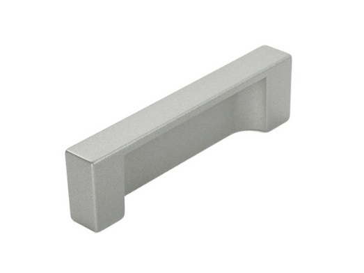 RUJZ DESIGN Bútorfogantyú - 64 454.20 - furattáv 64 mm - Ezüst inox (szálcsiszolt) SNiL - Zamak fém ötvözet - Egy méretben gyártott fém bútorfogantyú
