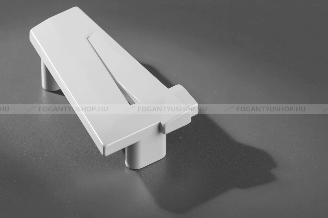 RUJZ DESIGN Bútorfogantyú - Gyerek szám 4 számjegy 64 600.04 - furattáv 64 mm - Fehér belo - Műanyag - Színes gyerekbútor fogantyú
