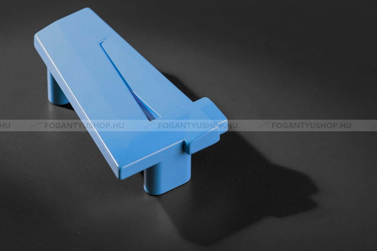 RUJZ DESIGN Fogantyú - Gyerek szám 4 számjegy 64 600.04 modra barby - furattáv 64 mm - Barbi kék modra barby - Műanyag - Színes gyerekbútor fogantyú