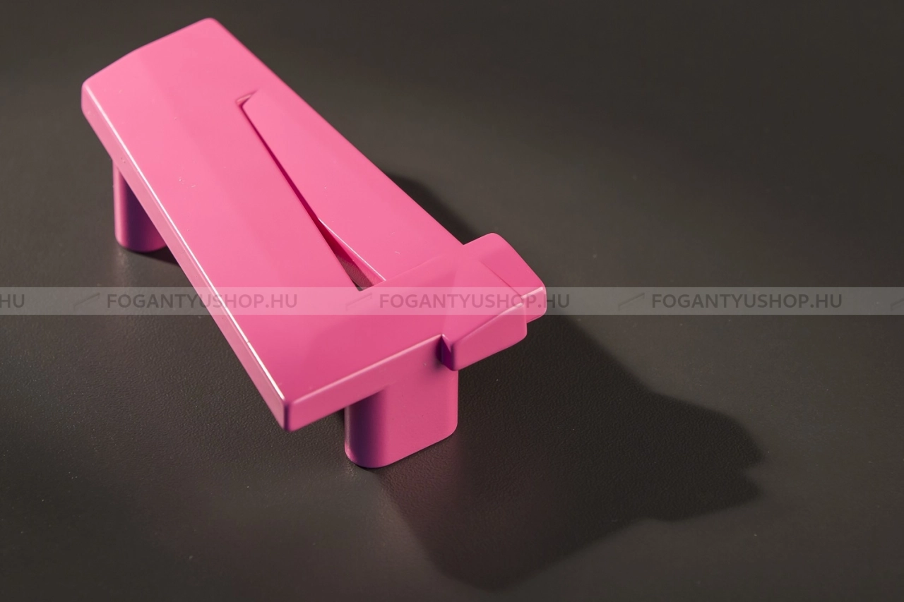 RUJZ DESIGN Bútor fogantyú - Gyerek szám 4 számjegy 64 600.04 lila - furattáv 64 mm - Barbi lila vijola barby - Műanyag - Színes gyerekbútor fogantyú