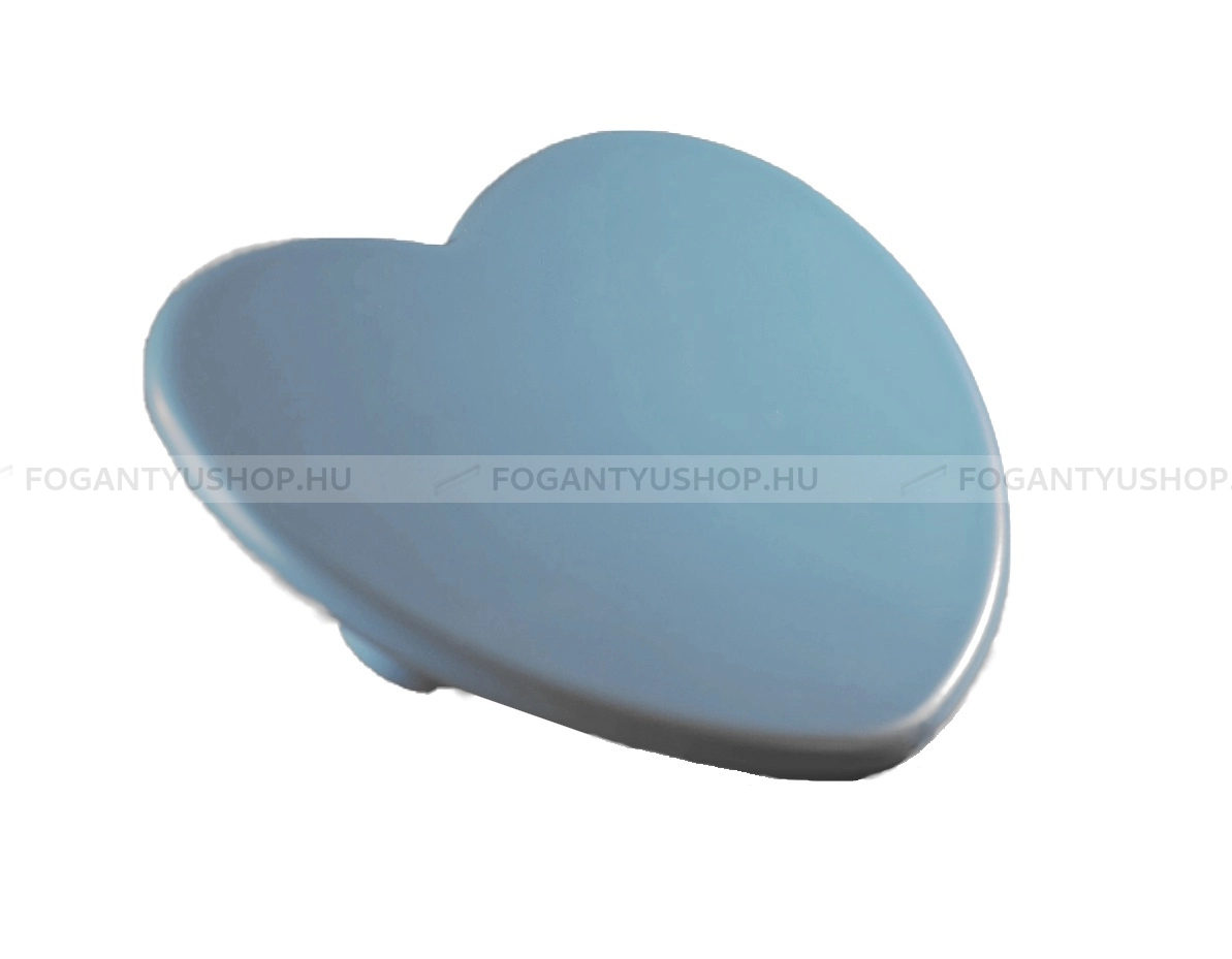 RUJZ DESIGN Bútorfogantyú - Gyerek szív szívecske 32 601.26 modra barby - furattáv 32 mm - Barbi kék modra barby - Műanyag - Színes gyerekbútor fogantyú