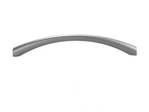 RUJZ DESIGN Fogantyú - 160 603.29 - furattáv 160 mm - Ezüst inox (szálcsiszolt) SNiL - Zamak fém ötvözet - Egy méretben gyártott fém bútorfogantyú