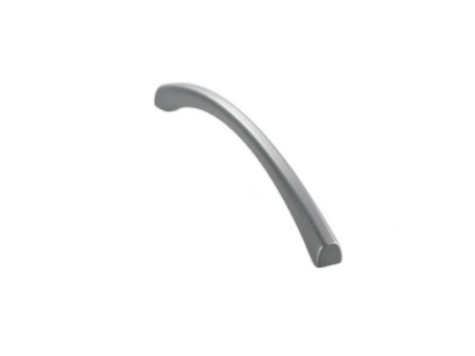 RUJZ DESIGN Fogantyú - 160 603.29 - furattáv 160 mm - Ezüst inox (szálcsiszolt) SNiL - Zamak fém ötvözet - Egy méretben gyártott fém bútorfogantyú