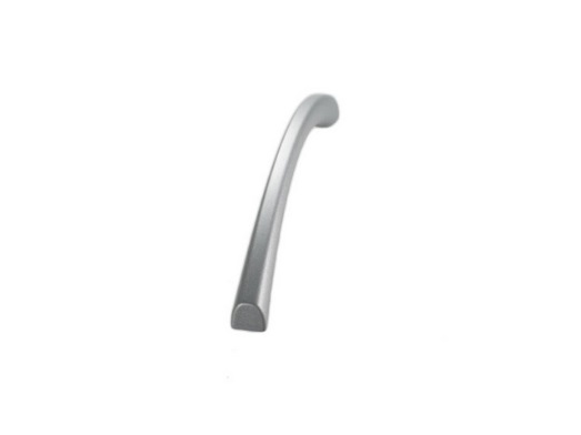 RUJZ DESIGN Fogantyú - 160 603.29 - furattáv 160 mm - Ezüst inox (szálcsiszolt) SNiL - Zamak fém ötvözet - Egy méretben gyártott fém bútorfogantyú