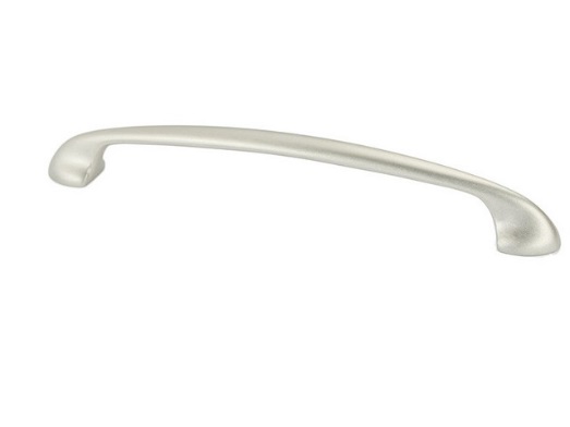 RUJZ DESIGN Fogantyú - 160 268.12 - furattáv 160 mm - Ezüst inox (szálcsiszolt) SNiL - Zamak fém ötvözet - Egy méretben gyártott fém bútorfogantyú