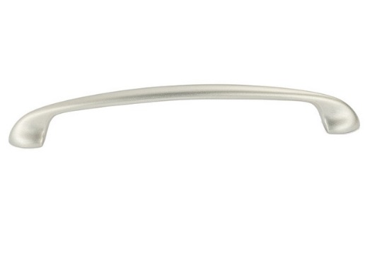 RUJZ DESIGN Fogantyú - 160 268.12 - furattáv 160 mm - Ezüst inox (szálcsiszolt) SNiL - Zamak fém ötvözet - Egy méretben gyártott fém bútorfogantyú
