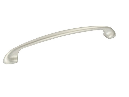 RUJZ DESIGN Fogantyú - 160 268.12 - furattáv 160 mm - Ezüst inox (szálcsiszolt) SNiL - Zamak fém ötvözet - Egy méretben gyártott fém bútorfogantyú