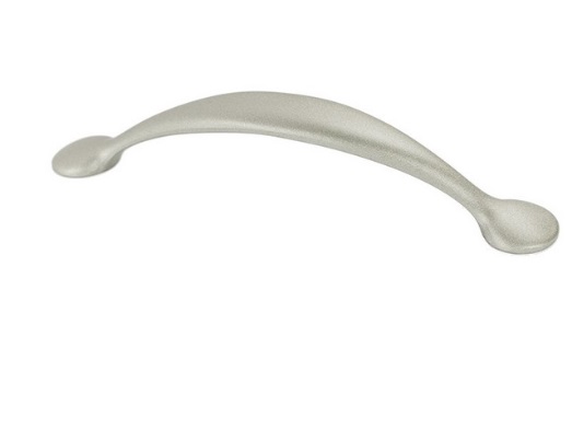 RUJZ DESIGN Bútor fogantyú - 128 269.22 - furattáv 128 mm - Matt króm MCrL - Zamak fém ötvözet - Egy méretben gyártott fém bútorfogantyú