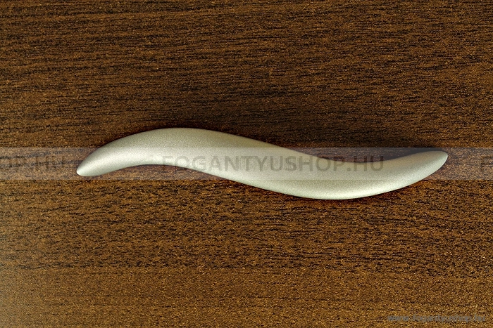 RUJZ DESIGN Bútor fogantyú - 128 281.18 - furattáv 128 mm - Matt króm MCrL - Zamak fém ötvözet - Egy méretben gyártott fém bútorfogantyú