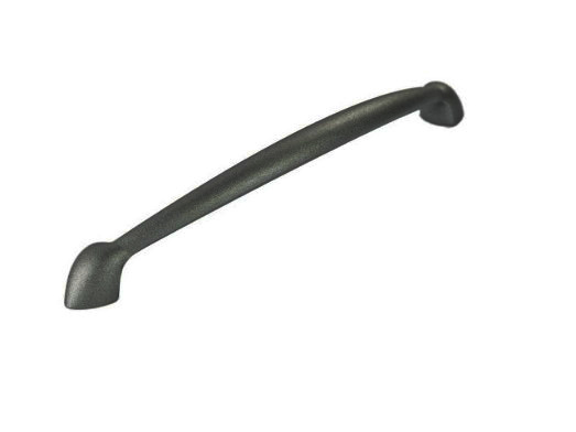 RUJZ DESIGN Fogantyú - 128 283.10 - furattáv 128 mm - Fekete - Zamak fém ötvözet - Egy méretben gyártott színes fém bútorfogantyú