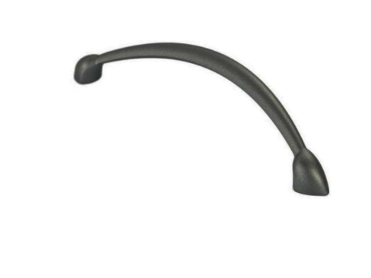 RUJZ DESIGN Fogantyú - 128 283.10 - furattáv 128 mm - Fekete - Zamak fém ötvözet - Egy méretben gyártott színes fém bútorfogantyú