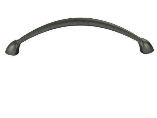 RUJZ DESIGN Fogantyú - 128 283.10 - furattáv 128 mm - Fekete - Zamak fém ötvözet - Egy méretben gyártott színes fém bútorfogantyú