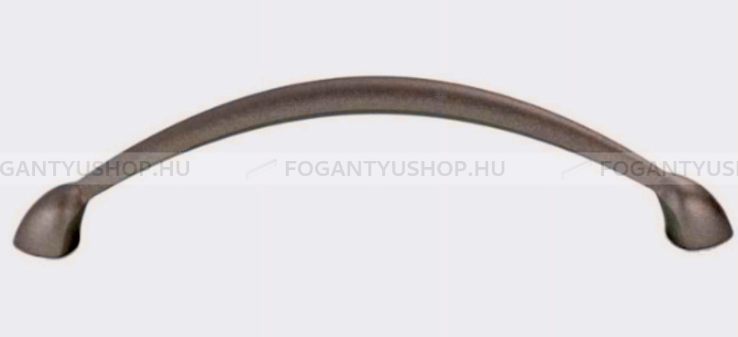 RUJZ DESIGN Bútor fogantyú - 128 283.10 - furattáv 128 mm - Antik patina barna MsPatL - Zamak fém ötvözet - Klasszikus, vintage, antik fém bútorfogantyú