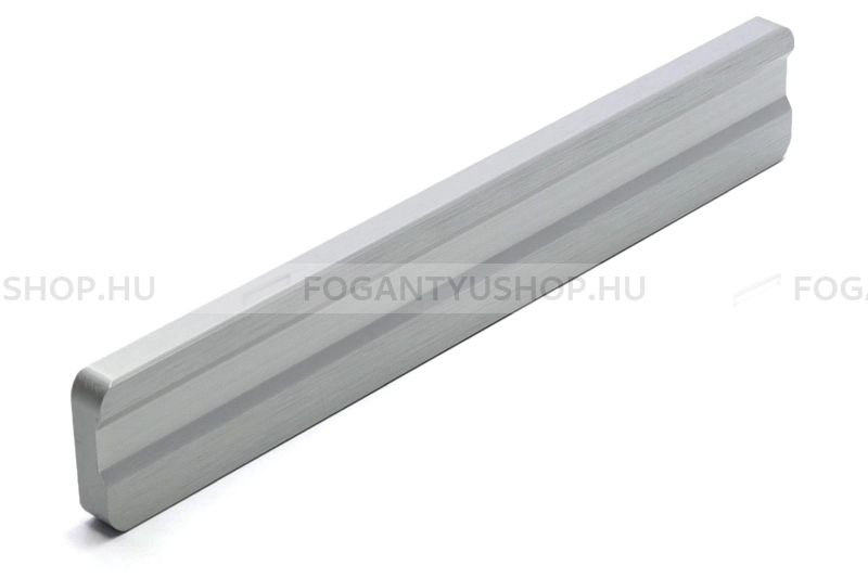 RUJZ DESIGN Fogantyú - 613.27b - Matt króm szálcsiszolt SatMCrE - Alumínium - Több méretben gyártott fém bútorfogantyú