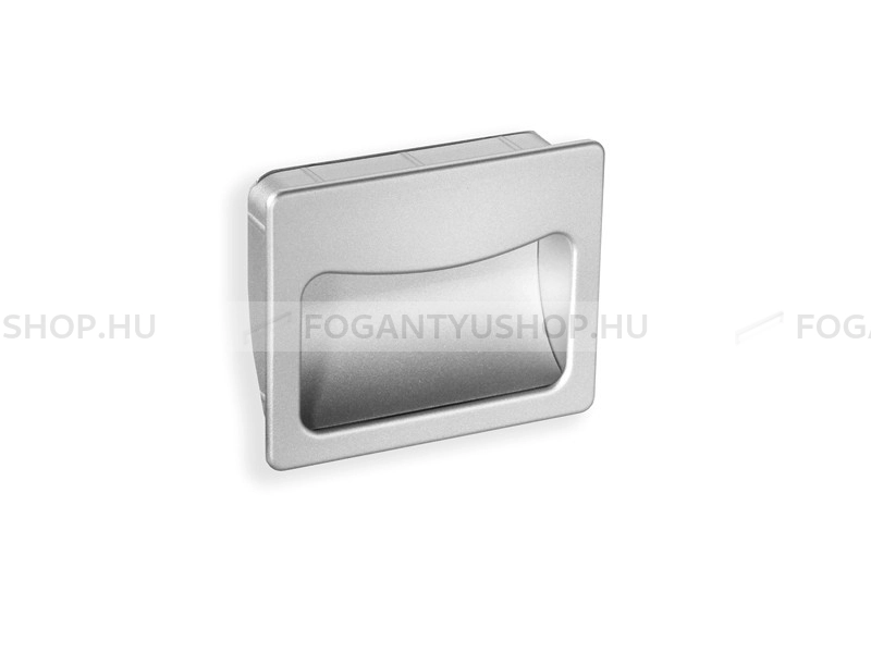 RUJZ DESIGN Bútorfogantyú - 32 u6.56 45 - furattáv 32 mm - Fényes króm Cr - Zamak fém ötvözet - Bútorajtó felületébe marható, süllyeszthető fém fogantyú