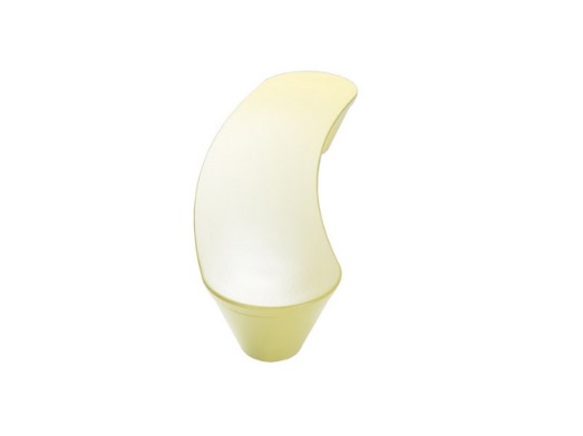 RUJZ DESIGN Fogantyú - 160 599.30 rumena barby - furattáv 160 mm - Barbi sárga rumena barby - Műanyag - Színes műanyag bútorfogantyú