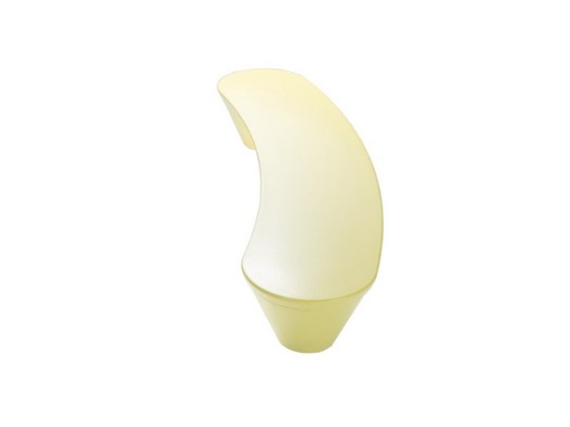 RUJZ DESIGN Fogantyú - 160 599.30 rumena barby - furattáv 160 mm - Barbi sárga rumena barby - Műanyag - Színes műanyag bútorfogantyú
