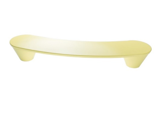 RUJZ DESIGN Fogantyú - 160 599.30 rumena barby - furattáv 160 mm - Barbi sárga rumena barby - Műanyag - Színes műanyag bútorfogantyú