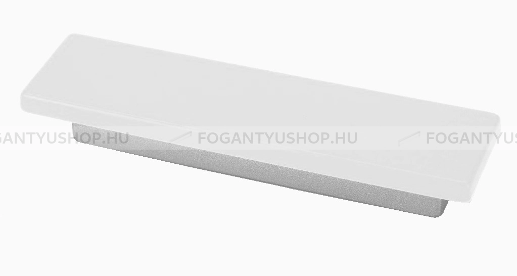 RUJZ DESIGN Fogantyú - 64 597.22 - furattáv 64 mm - Matt króm MCrL, Fehér belo - Műanyag - Színes műanyag bútorfogantyú