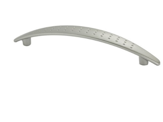 RUJZ DESIGN Bútorfogantyú - 128 295.20 - furattáv 128 mm - Matt króm MCrL - Zamak fém ötvözet - Egy méretben gyártott fém bútorfogantyú