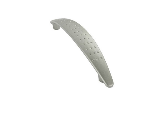 RUJZ DESIGN Fogantyú - 128 295.20 - furattáv 128 mm - Ezüst inox (szálcsiszolt) SNiL - Zamak fém ötvözet - Egy méretben gyártott fém bútorfogantyú