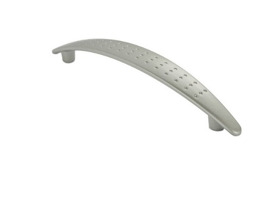RUJZ DESIGN Fogantyú - 128 295.20 - furattáv 128 mm - Ezüst inox (szálcsiszolt) SNiL - Zamak fém ötvözet - Egy méretben gyártott fém bútorfogantyú