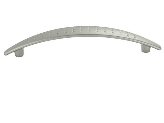 RUJZ DESIGN Fogantyú - 128 295.20 - furattáv 128 mm - Ezüst inox (szálcsiszolt) SNiL - Zamak fém ötvözet - Egy méretben gyártott fém bútorfogantyú